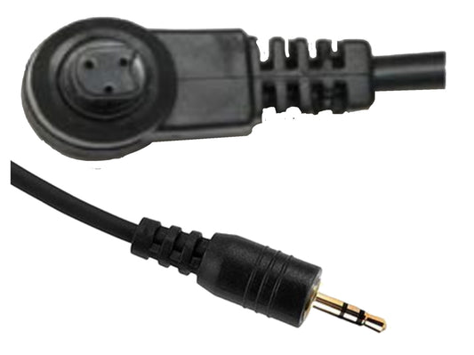 300-12 Rollocam Camera Trigger Cable: male 2.5mm - 3 pin female for Canon EOS Pro Cameras