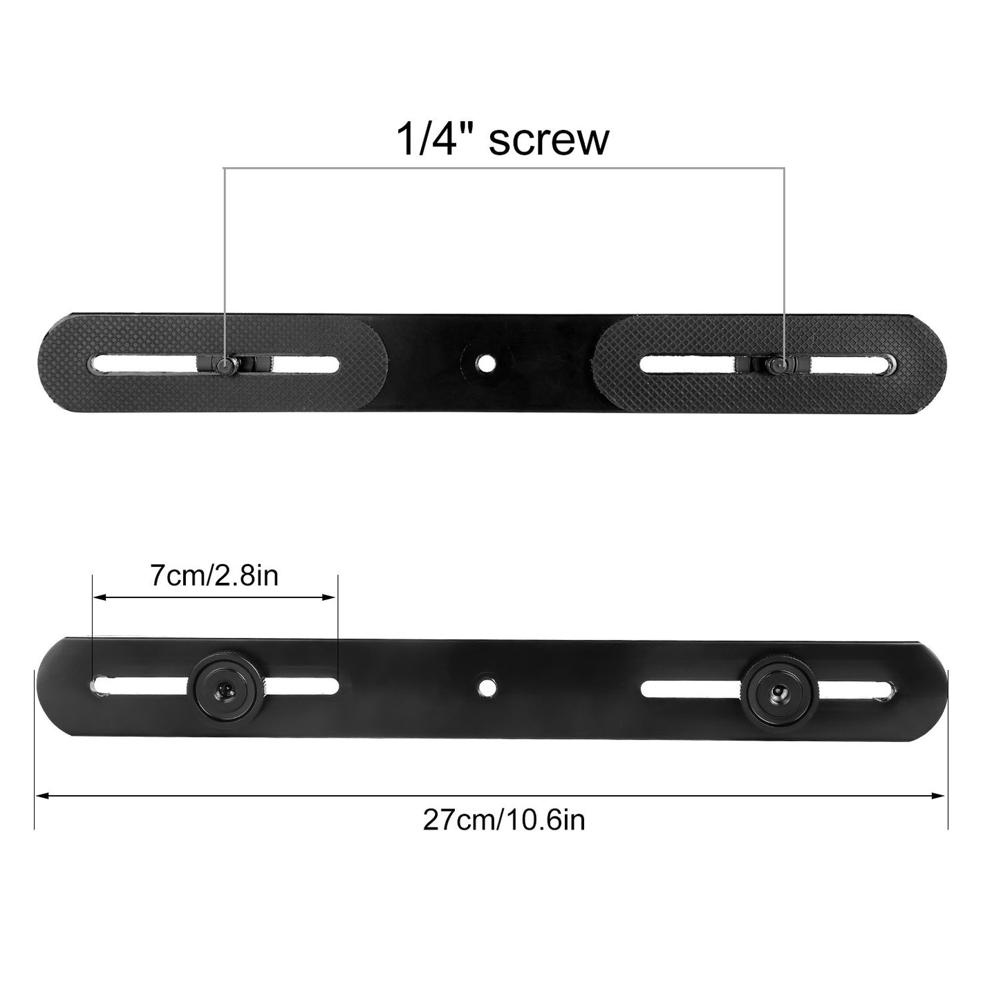 Cold Shoe Extension Bar for camera balancing