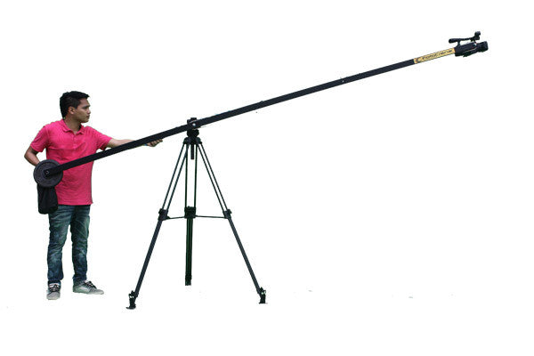 12 foot Single arm Jib with Remote Pan Tilt & BackPack