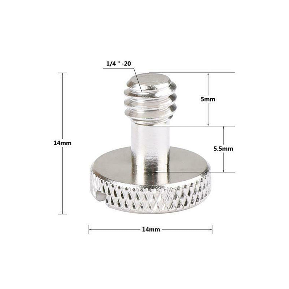 Universal Camera Mounting Screws 5 pcs 1/4-20