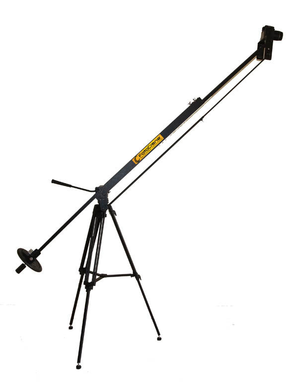 8 foot Dual arm telescoping jib w/ Cable operated Panning 3ft - 8 ft. w bag set