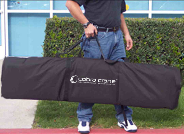 CobraCrane 2HD 10 Foot Dual Arm Heavy Duty Camera Jib w pan head & Bag Set