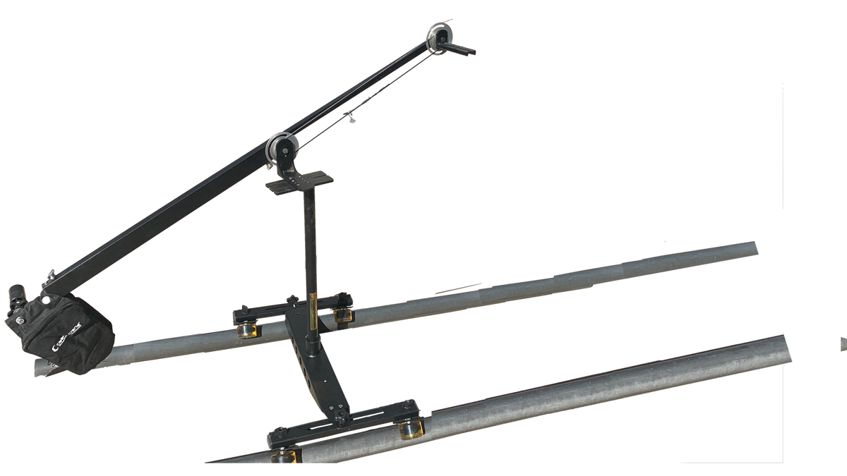 Tracking Doly SteadyTracker Collapsible Tracking Dolly, 15' track, 6' jib, panning k ...